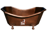 a traditional bath tub